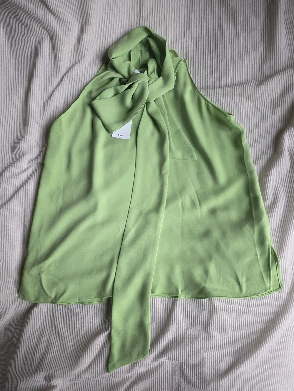 Mango Halter Top back-tie lime sz 6, 8, 10, 12 NWT - Picture 10 of 16